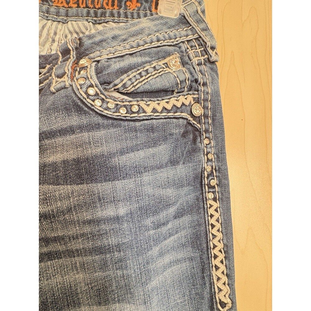 Rock Revival Womens Skinny Jeans Tag Sz 26 (Actual Sz 26" x 33") Y2K - Picture 4 of 9